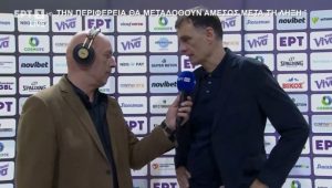 Χαμός μετά το Πανιώνιος-Ολυμπιακός – Τι συνέβη με Μπαρτζώκα όταν πήγε να κάνει δηλώσεις στην ΕΡΤ