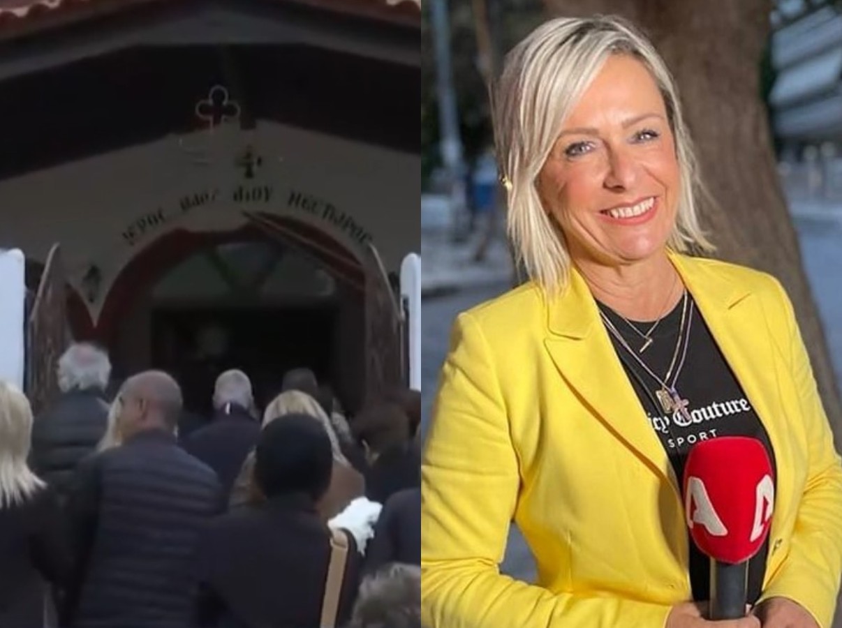 Κηδεία Ζούζυ Καζαντζίδου: Θpήvoς για την δημοσιογράφο του ALPHA - Οι πρώτες εικόνες