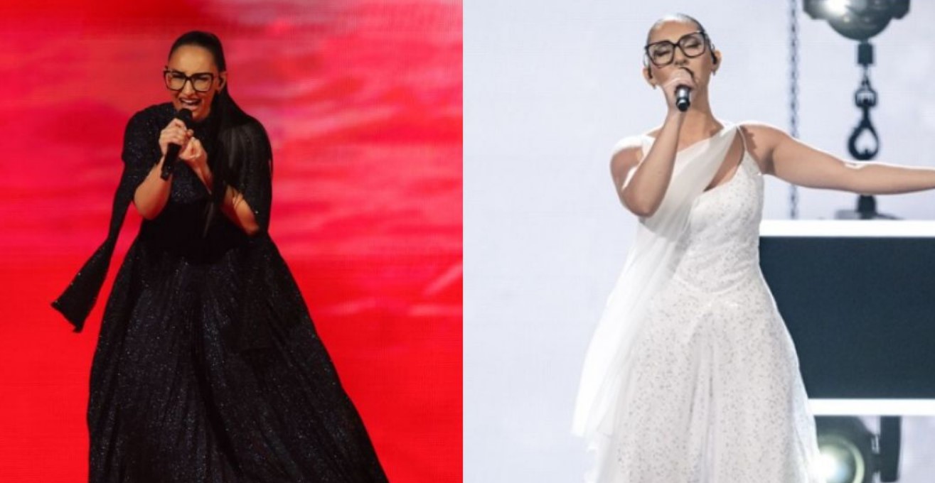 Eurovision 2025: Πώς η Klavdia άλλαξε φόρεμα επί σκηνής από μαύρο έγινε λευκό