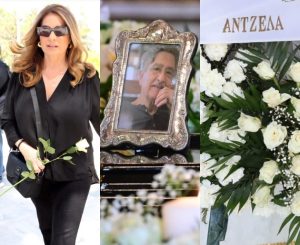 Όλοι παρατήρησαν το στεφάνι της Άντζελας Γκερέκου και δάκρυσαν: Το στεφάνι στην κηδεία του Νίκου Γαλανού που ράγισε καρδιές