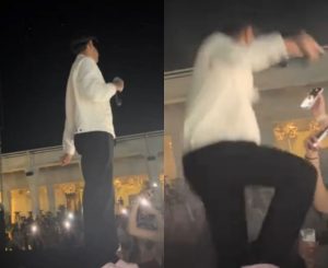 Γνωστός Έλληνας καλλιτέχνης έπεσε από την σκηνή την ώρα του live