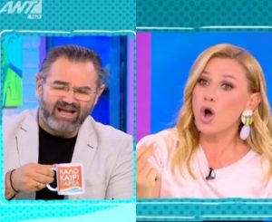 «Σταύρο σε παρακαλώ…»: Έξαλλη η Καραβάτου, φώναζε on air στον Μπαλάσκα στο «Καλοκαίρι Παρέα»