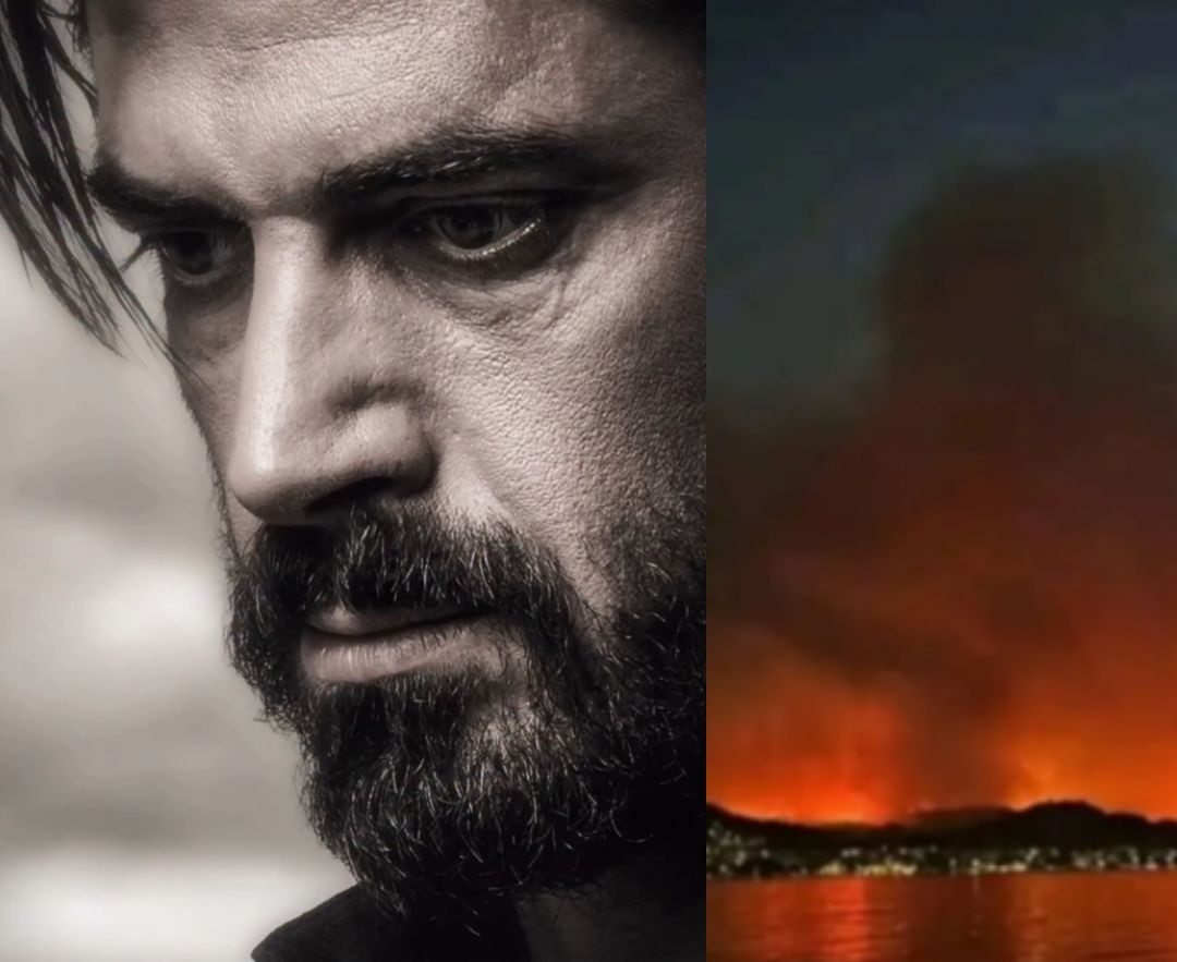 Στην Χίο ο Δημήτρης Γκοτσόπουλος: «Περάσαμε σχεδόν μέσα από τις φλόγες»