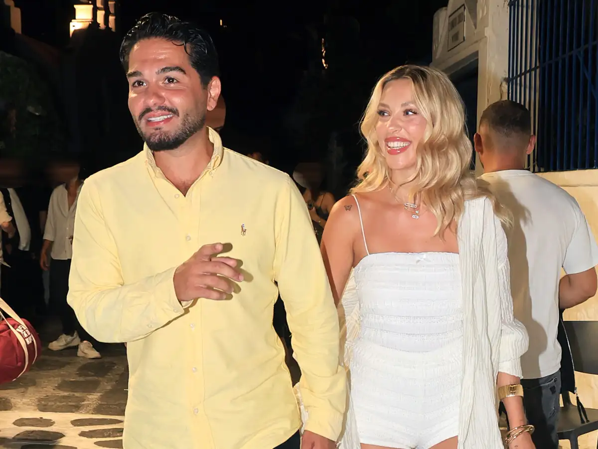 Στιγμές ευτυχίας για Χρήστο Μάστορα και Γαρυφαλλιά Καλληφώνη