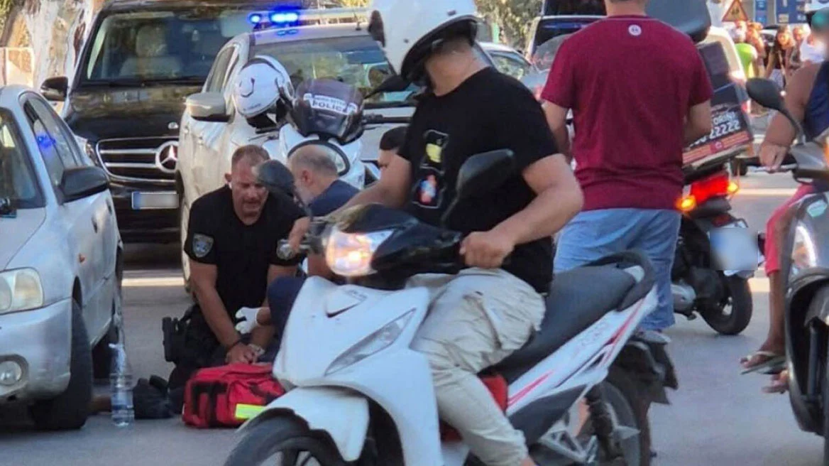 Του έκανε ΚΑΡΠΑ επί 20 λεπτά: Ήρωας αστυνομικός έσωσε τη ζωή πολίτη που έχασε τις αισθήσεις του στη Σαντορίνη