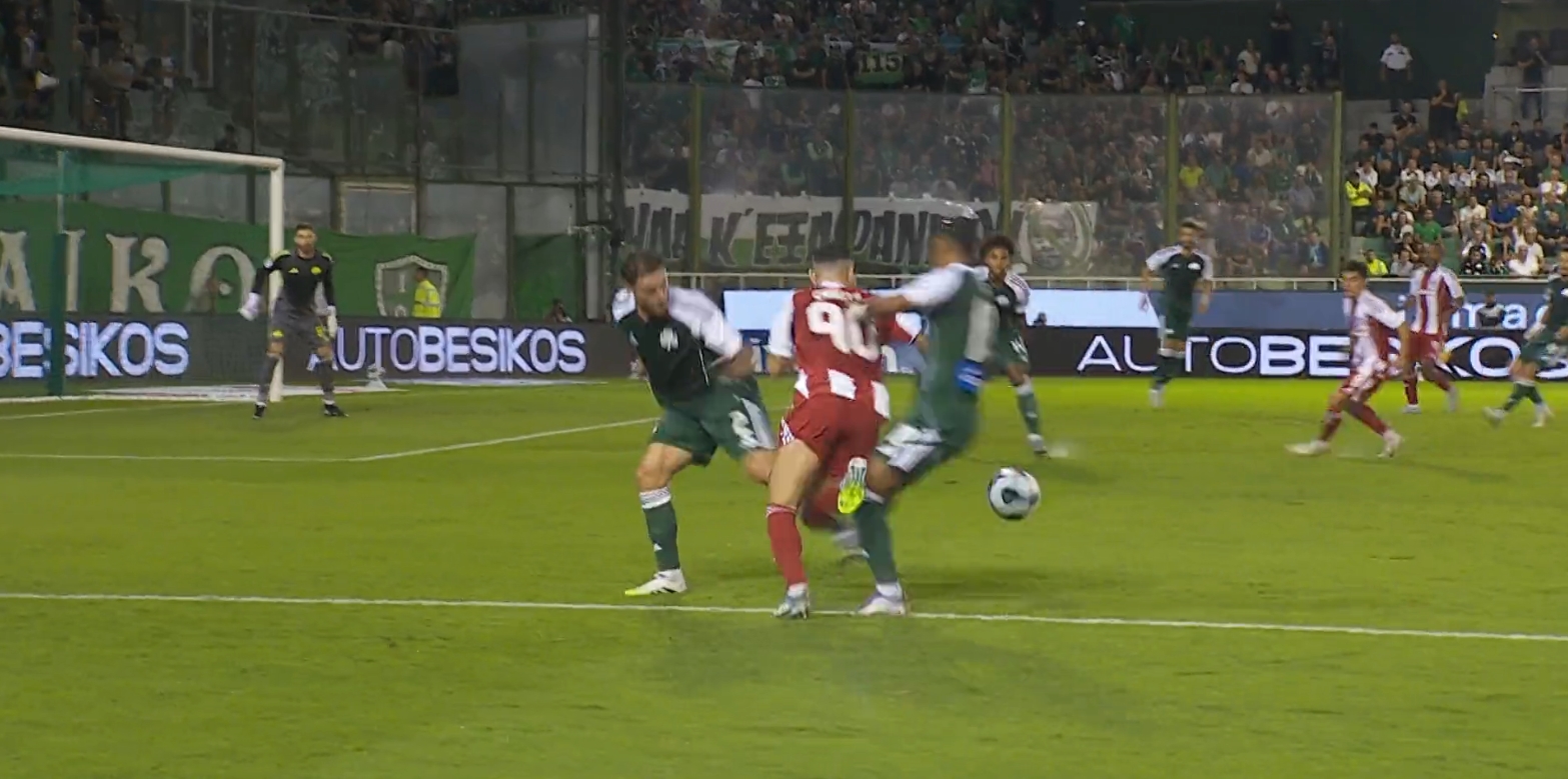 Φωνάζει ο Ολυμπιακός για την φάση Καμπελά - Κίτρινη για θέατρο έδωσε ο διαιτητής - Bίvτεo