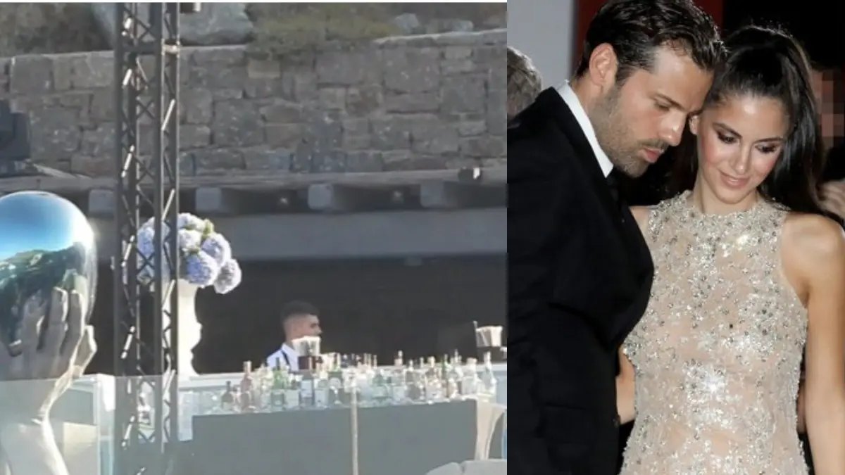 Κωνσταντίνος Αργυρός - Αλεξάνδρα Νίκα: Τα πρώτα πλάνα από την βάπτιση του Βασίλη στο κτήμα Λάτση στη Μύκονο