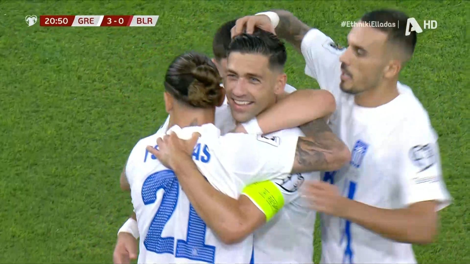 4-0 η Εθνική με Παυλίδη-Μπακασέτα-Κουρμπέλη