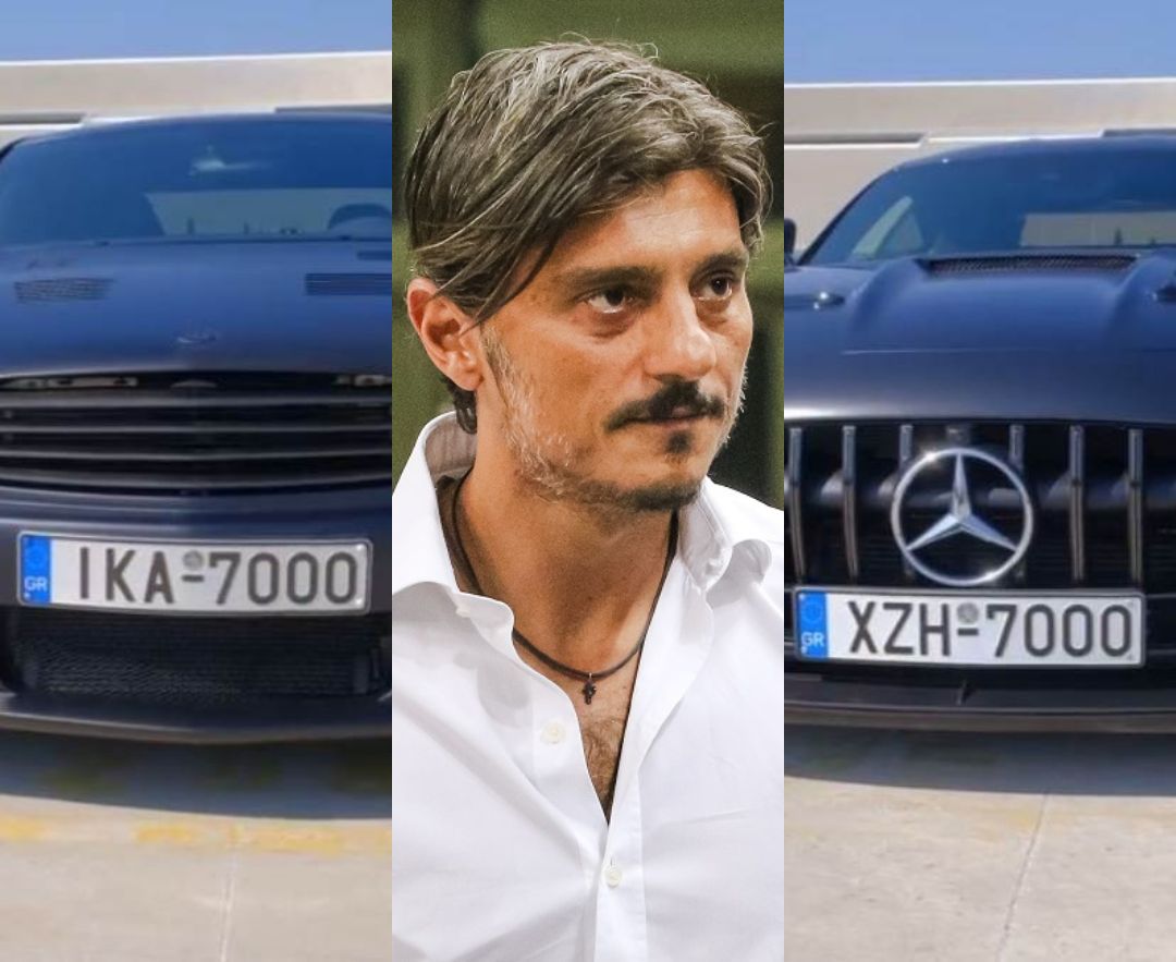Δημήτρης Γιαννακόπουλος: Γιατί έχει το 7000 στις πινακίδες όλων των αυτοκινήτων του;