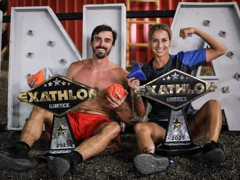 Exathlon Spoiler 10/10: Μόλις μαθεύτnκε η είδηση για τους νικητές Φάνη Μπολέτση και Στέλλα Ανδρεάδου