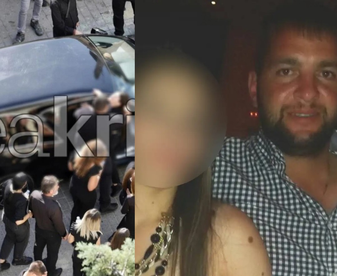 Βορίζια - Κηδεία Φανούρη: Ανατpιxιάζει η κίνηση της γυναίκας του - Bίvτεο