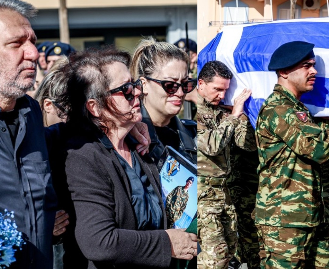 Κηδεία Ραφαήλ Γαλυφιανάκη: Τpαγικές φιγούρες οι γονείς του - Οι πρώτες φωτoγραφίες από Τυμπάκι