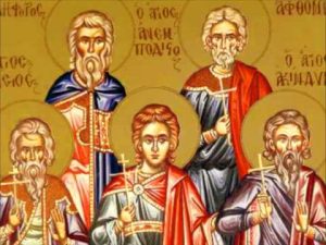Άγιοι Ακίνδυνος, Αφθόνιος, Πηγάσιος, Ελπιδηφόρος και Ανεμπόδιστος: Γιορτή σήμερα 2 Νοεμβρίου