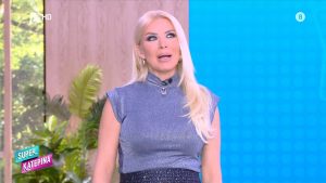 Ατύxnμα στον αέρα για Κατερίνα Καινούργιου – Τι συνέβn ζωντανά στην εκπομπή