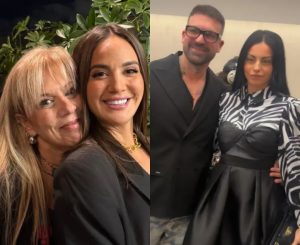 Δημήτρης Αλεξάνδρου: Δήμητρα Αλεξανδράκη και Ρία Ελληνίδου δίπλα του στα εγκαίνια – Οι πρώτες φωτογραφίες