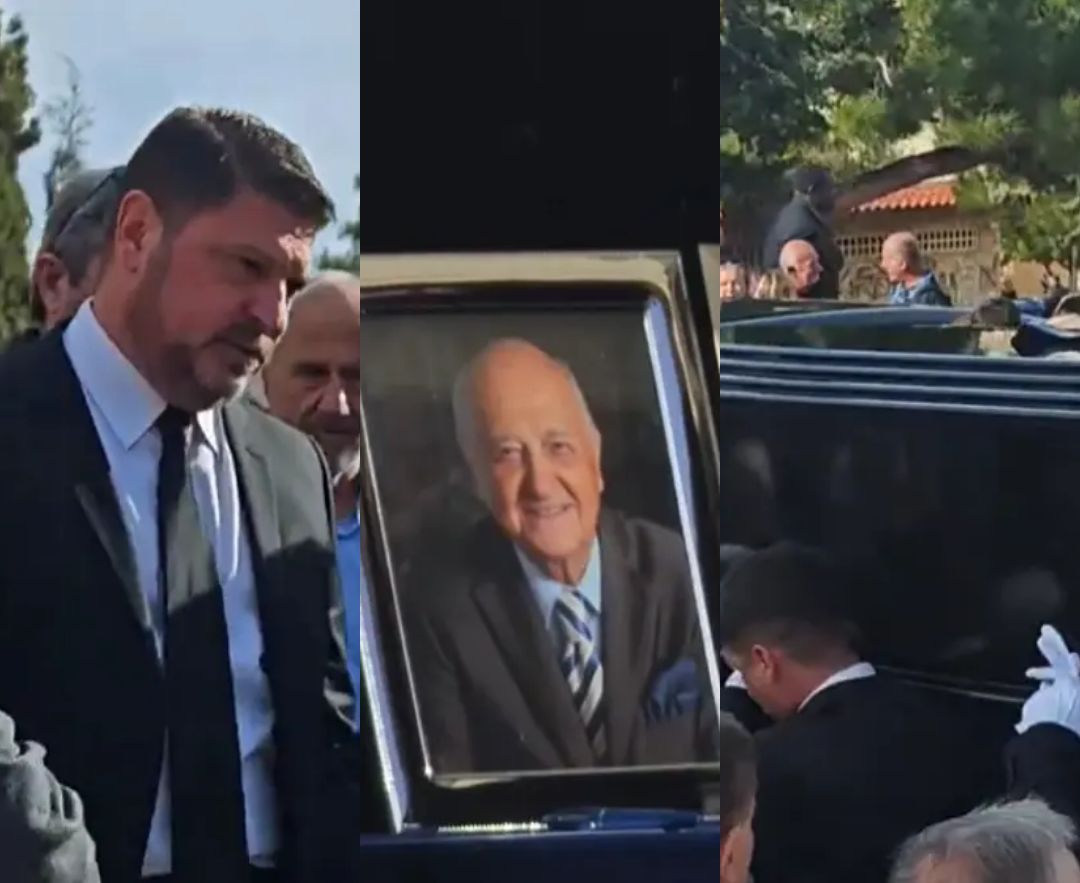 Κηδεία Γεώργιου Χαρδαλιά: Συντριμμένος ο Νίκος Χαρδαλιάς - Ήταν όλοι εκεί δίπλα του