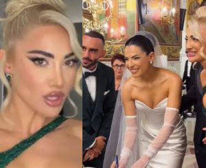 Αντί να κοιτούν την νύφη, κοιτούσαν όλοι την κουμπάρα: Η Ιωάννα Τούνη το τόλμησε, το φόρεσε και τράβηξε όλα τα βλέμματα στον γάμο της Πάσσαρη