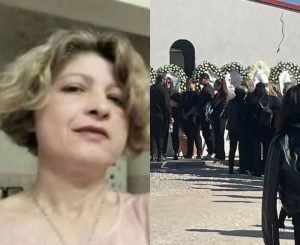 Λάρισα: Βαρύ το κλίμα στην κηδεία της 49χρονης