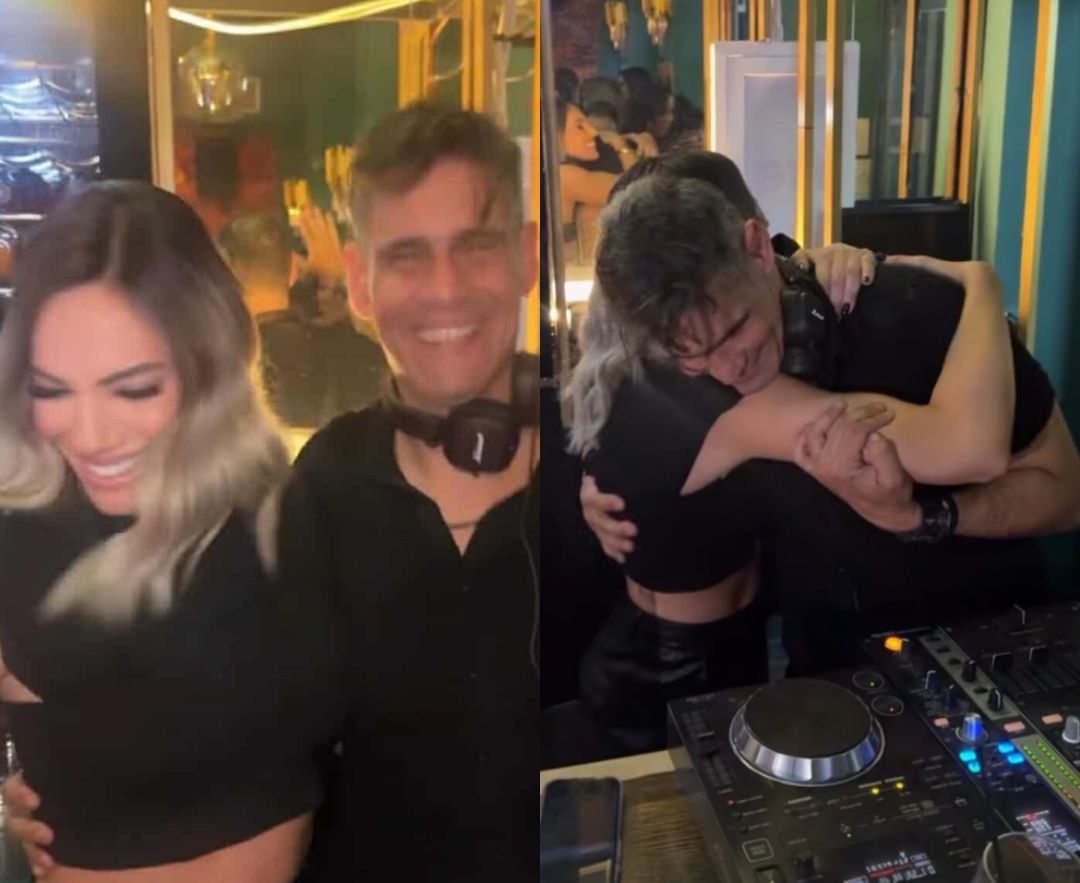 Ιωάννα Μαλέσκου - Δημήτρης Ουγγαρέζος: Μαζί αγκαλιά σε νυχτερινή έξοδο