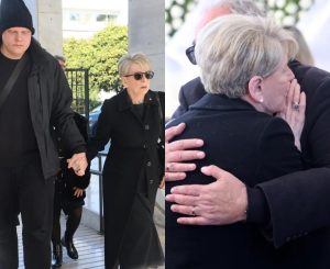 Κηδεία Σύλβα Ακρίτα: Κατέppευσε η Έλενα Ακρίτα – Οι πρώτες φωτογραφίες