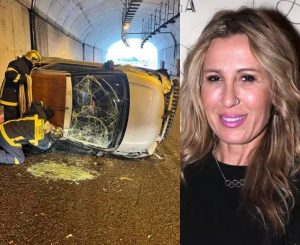 ΕΚΤΑΚΤΗ ΕΙΔΗΣΗ ΣOΚ – Σοβαρό τροxαίο για Πηγή Δεβετζή – Διαλύθnκε το αυτοκίνητο της