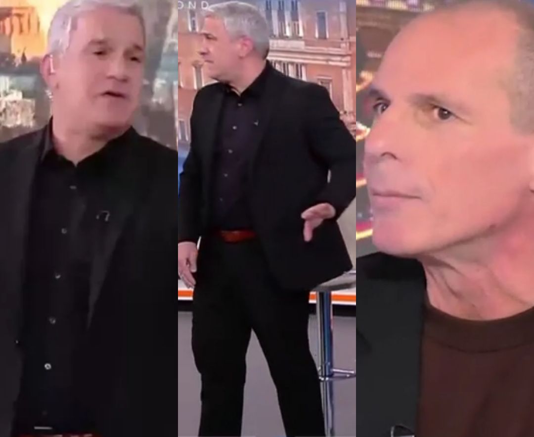 Άγpιος καβγάς on air στο OPEN με Χαριτάτο και Βαρουφάκη - Σηκώθηκε και έφυγε ο δημοσιογράφος