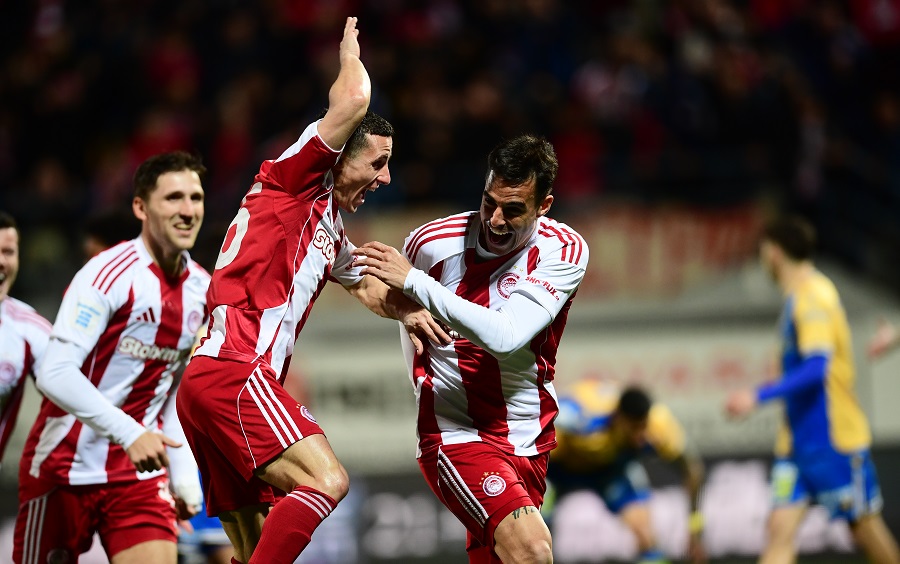 Αστέρας Τρίπολης - Ολυμπιακός: Δείτε τα 2 γκολ του Ολυμπιακού στο Α' Ημίχρονο