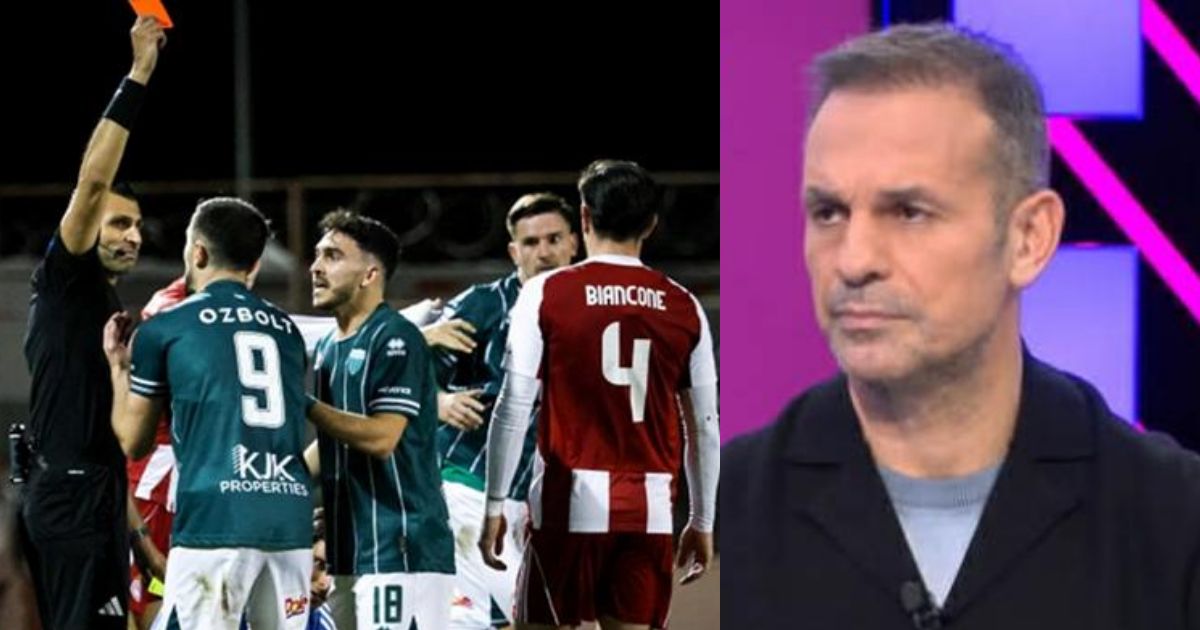 Ντέμης για αποβολή Όζμπολτ: «Οδηγήθηκε σε λάθος ο διαιτητής από την αντίδραση του Τζολάκη, ούτε καν φάουλ δεν είναι»
