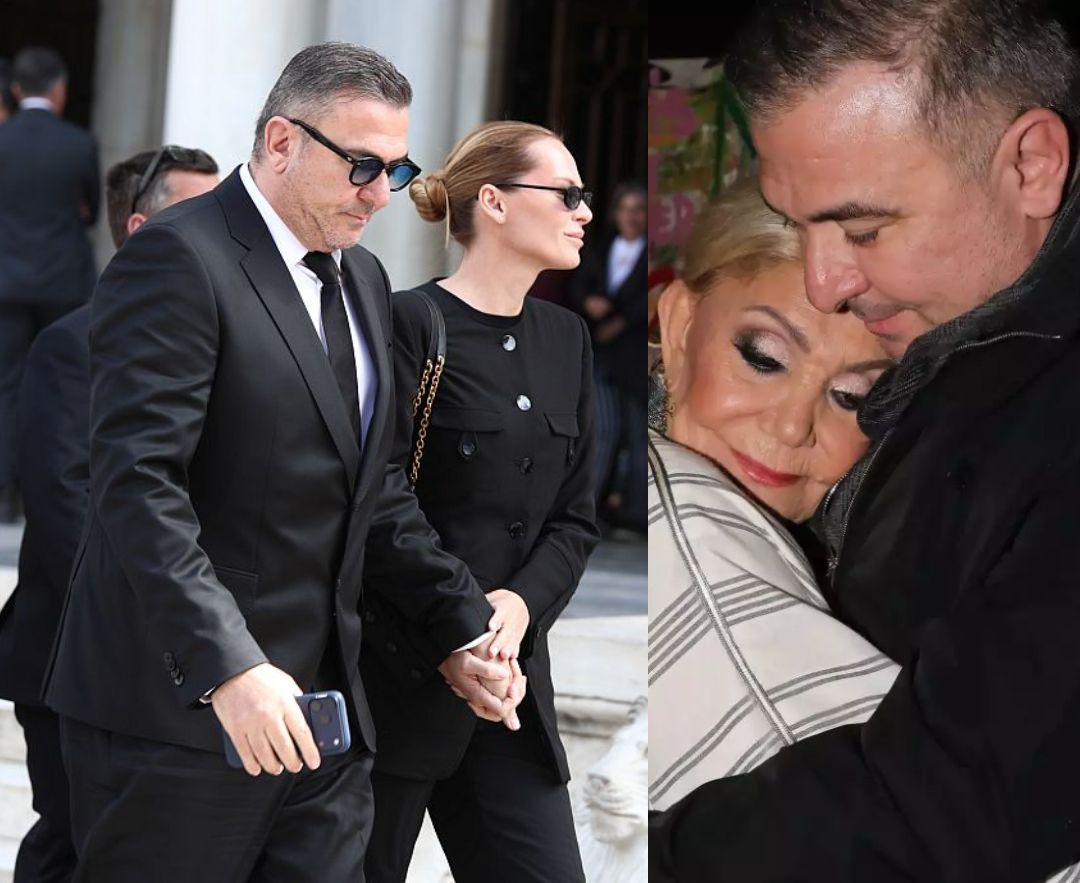 Κηδεία Μαρινέλλας: Σπαραγμός για Αντώνη Ρέμο – Το τελευταίο «αντίο» του, η εικόνα που λυγίζει στο παρεκκλήσι