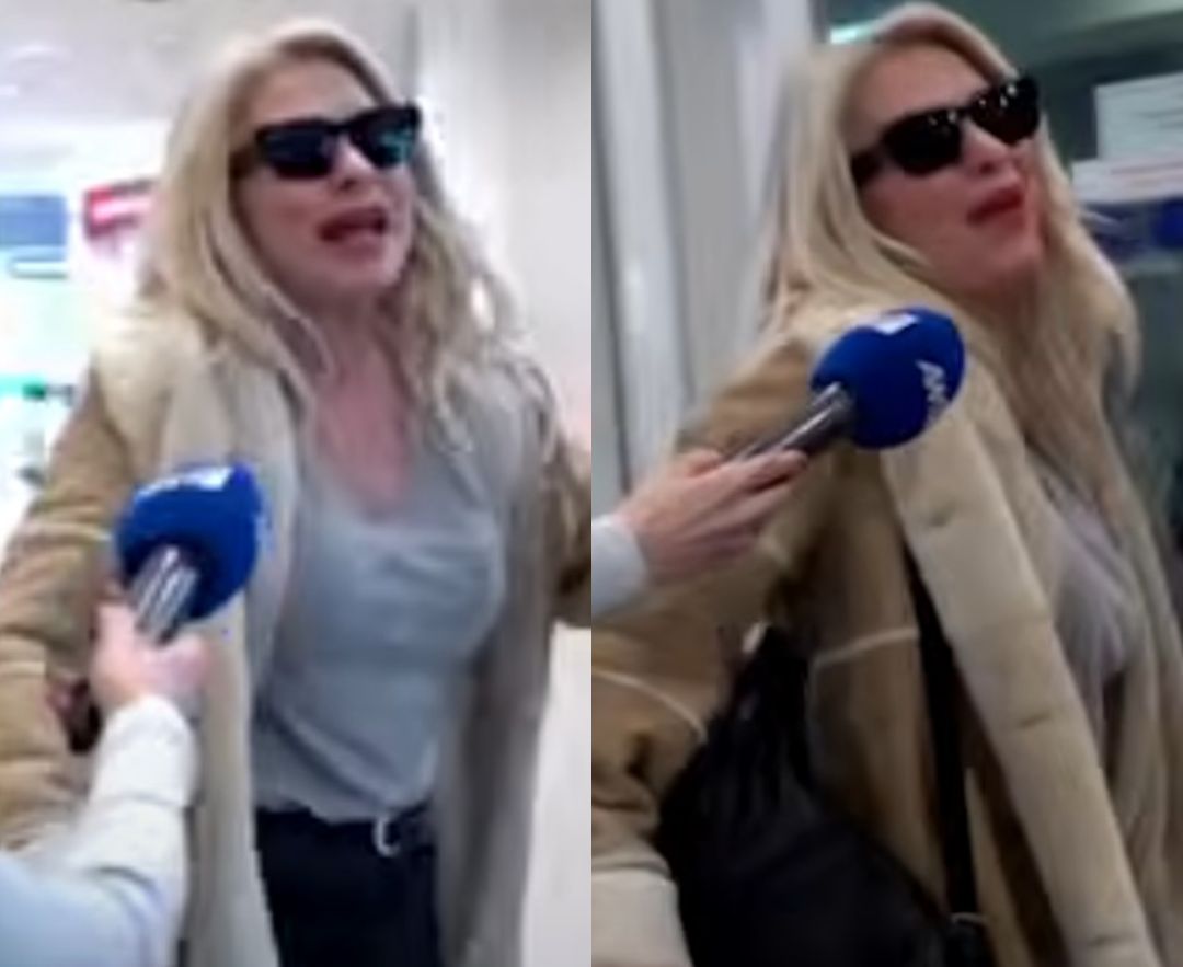 Ελένη Μενεγάκη: Η αντίδραση με νόημα στο αεροδρόμιο και οι φήμες διαζυγίου