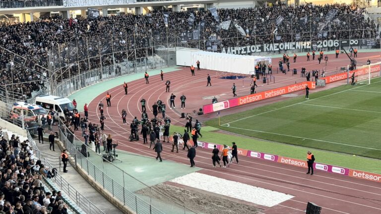 Ανατριχιαστική στιγμή στο Πανθεσσαλικό πριν το ΠΑΟΚ-ΟΦΗ, Βίvτεo