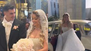 Παντρεύτηκαν Φειδίας Παναγιώτου – Στυλιάνα Αβερκίου: Οι πρώτες φωτογραφίες από τον παραμυθένιο γάμο τους