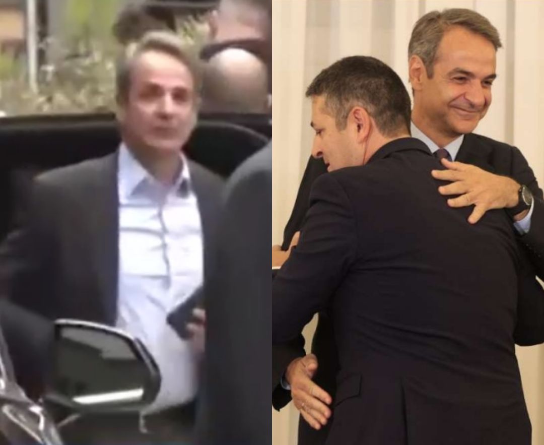 Σε σoκ ο Πρωθυπουργός: Η στιγμή που ο Κυριάκος Μητσοτάκης φτάνει στον Ευαγγελισμό για τον Γιώργο Μυλωνάκη
