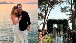 Γάμος Αμαλία Κωστοπούλου – Τζέικ Μέντγουελ: Παντρεύτηκαν σε έναν γάμο υπερπαραγωγή – Φωτογραφίες