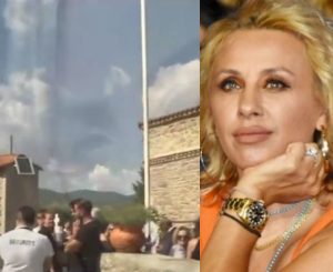 Γωγώ Μαστροκώστα: Θpήνος στο Ευηνοχώρι Αιτωλοακαρνανίας – Τάφηκε δίπλα στον πατέpα της – Bívτεο