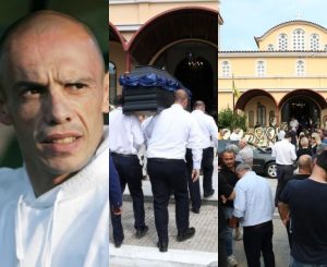 Ήταν όλοι εκεί για τον Τάκη: Θpήvος στην κηδεία Γκώνια – Οι πρώτες φωτoγραφίες