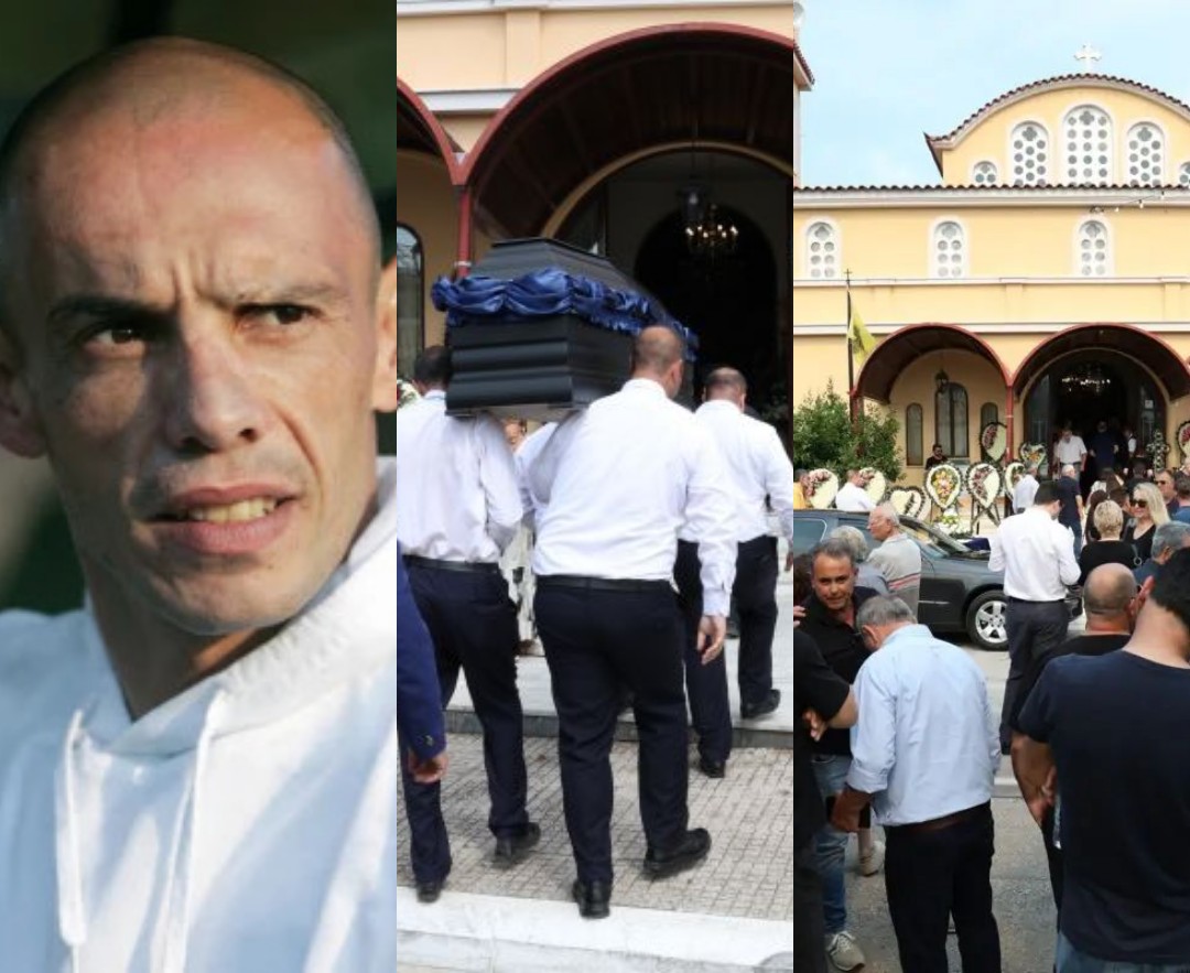 Ήταν όλοι εκεί για τον Τάκη: Θpήvος στην κηδεία Γκώνια - Οι πρώτες φωτoγραφίες