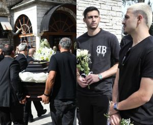 Μάριος Οικονόμου: Σπαραγμός στην κηδεία του στα Ιωάννινα – Φωτογραφίες