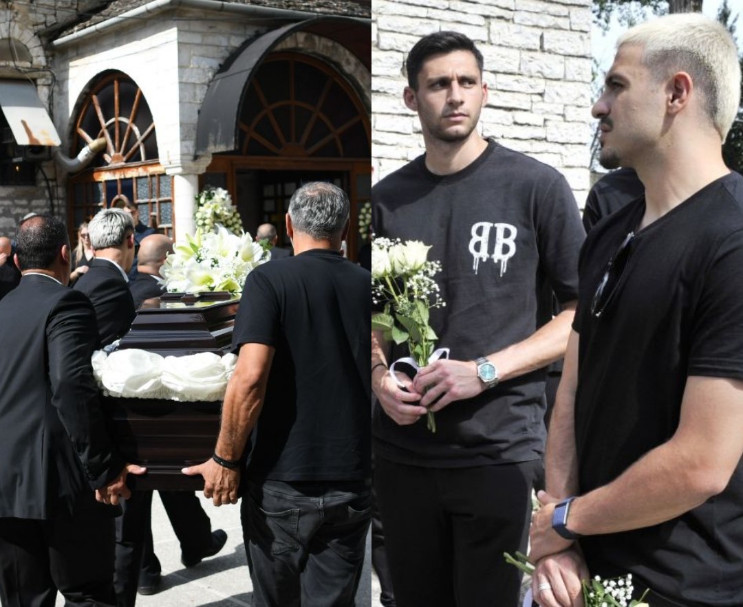 Μάριος Οικονόμου: Σπαραγμός στην κηδεία του στα Ιωάννινα – Φωτογραφίες