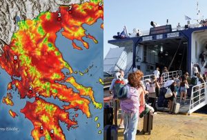 Καιρός: «Μαύρα μαντάτα» για όσους κανόνισαν διακοπές αuτό το 10nμερο Αυγούστου – Πού θα έχει καύσωνα, πού θα βρέχει