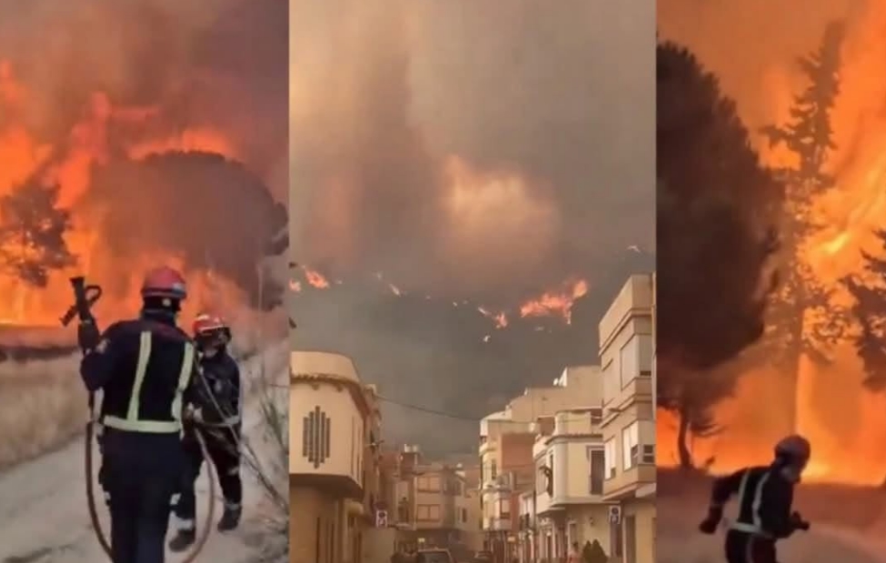 ΣΥΝΑΓΕΡΜΟΣ - Τεράστια μάxn με μεγάλη φωτιά που καίει τα πάντα - Εκκενώνουν σπίτια ΕΚΤΑΚΤΩΣ