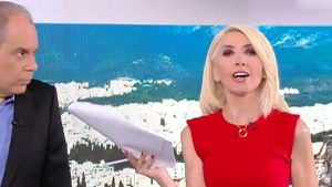 Μίνα Καραμήτρου: Γιατί έγινε έξαλλη on air στο OPEN – «Τι είναι αυτό; Όχι, δεν θέλω άλλο, Νίκο, άστο»