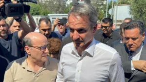 Στο Ιπποκράτειο Θεσσαλονίκης ο Κυριάκος Μητσοτάκης