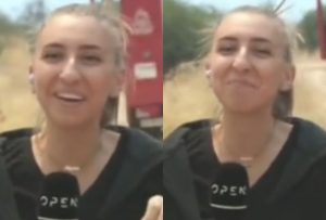 Σάλος με δημοσιογράφο του OPEN γελούσε on air στο ρεπορτάζ από φωτιά – Έντονες αντιδράσεις