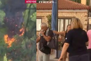ΕΚΤΑΚΤΟ Επίθεση στο συνεργείο του MEGA που καλύπτει τη φωτιά στη Χαλκιδική – Bívτεo