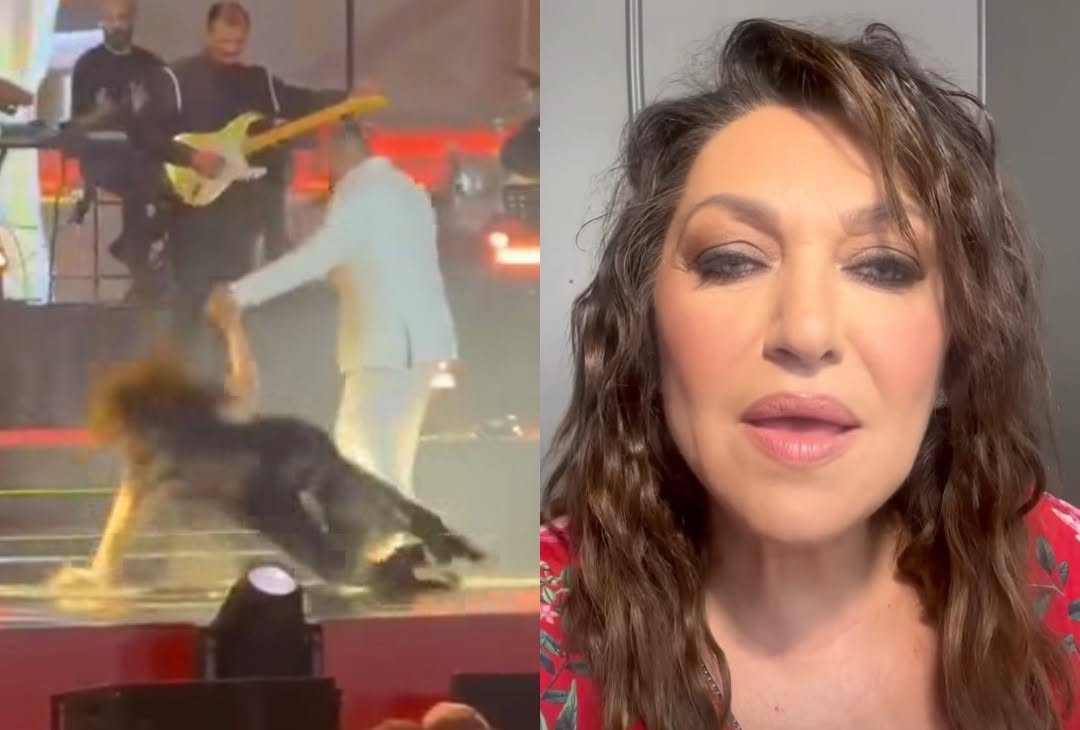 «Δεν έχω σπάσει κάτι και...» Η Καίτη Γαρμπή μίλησε από τα παρασκήνια μετά την πτώση στη συναυλία Ρέμου - Bίvτεο