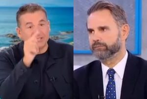 Έξαλλος ο Γιώργος Λιάγκας ξέσπασε στον Μπαλάσκα on air στον ΑΝΤ1: «Μη με κοιτάς έτσι εσύ, είναι μέρα ντροπής»