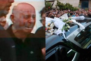 Μαζωνάκης: Σπάραξε ο πατέρας του πάνω από το φέρετρό του – Τραγική φιγούρα οι αδεpφές του στη Νίκαια – Φωτογραφίες