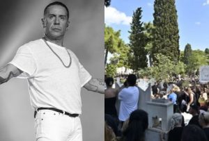 Γεμάτος λουλούδια και…: Αυτός είναι ο τάφος του Γιώργου Μαζωνάκη λίγες ώρες μετά την κηδεία