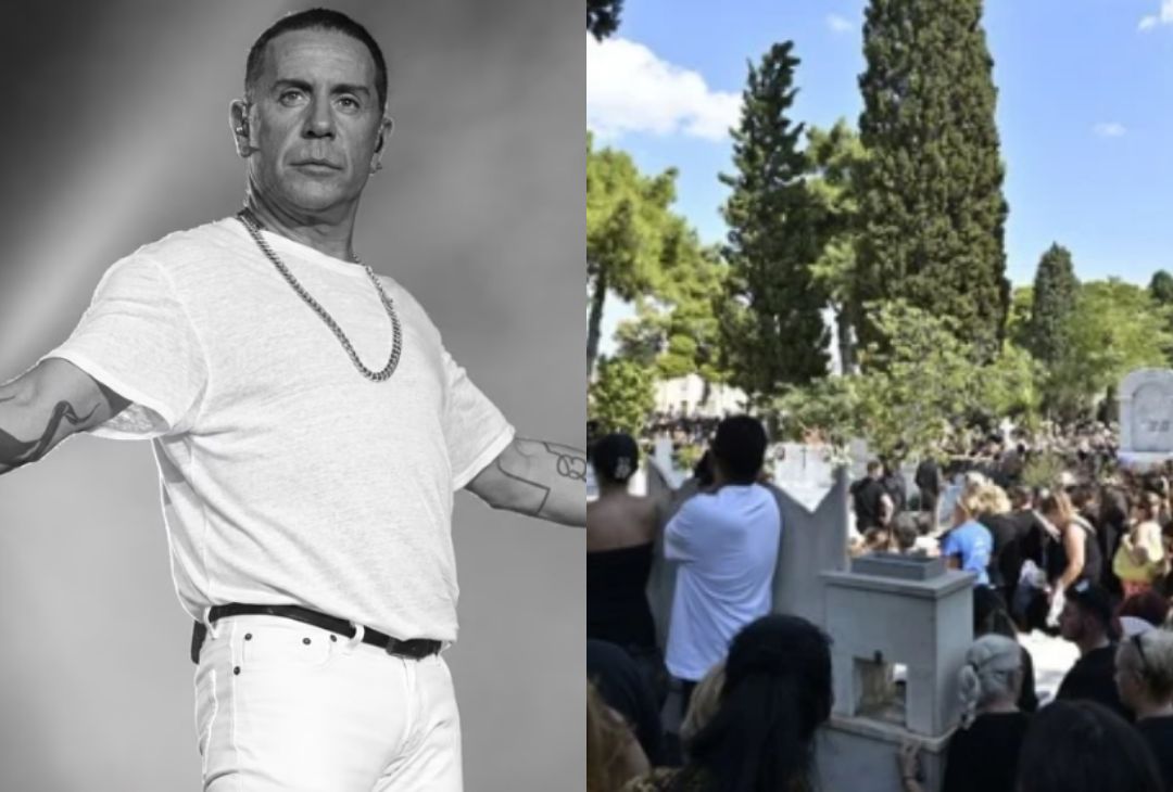 Γεμάτος λουλούδια και...: Αυτός είναι ο τάφος του Γιώργου Μαζωνάκη λίγες ώρες μετά την κηδεία